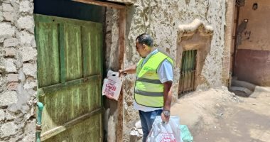 الانتهاء من توزيع لحوم الأضاحى بمحافظة كفر الشيخ توزيع لحوم الاضاحي على الأسر بالأولى بالرعاية