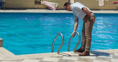 تأمين حمامات السباحة بالهيئات الرياضية مع تزايد الإقبال عليها فى الصيف