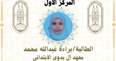 أوائل الشهادة الابتدائية الأزهرية بشمال سيناء للعام الدراسى الحالى