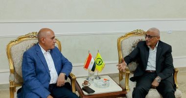 خالد مجاور يستقبل رئيس تعمير سيناء ويشيد بجهود الجهاز فى تنفيذ المشروعات  