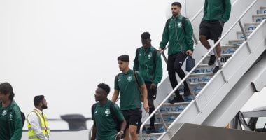 بعثة المنتخب السعودى تصل إلى لوس أنجلوس استعدادا للكأس الذهبية 2025 منتخب السعودية
