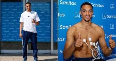 أرنولد يجتاز الفحوصات الطبية في ريال مدريد.. فيديو وصور أرنولد