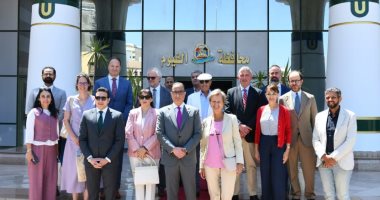 محافظ الفيوم يستقبل رئيسة وفد الاتحاد الأوروبى بمصر لتعزيز التعاون المشترك