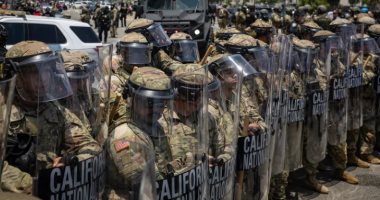 فورين بوليسى: نشر المارينز بلوس أنجلوس يضر بالعلاقة بين الشعب الأمريكى والجيش قوات الأمن فى أمريكا