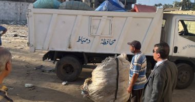 حملة لضبط مخالفات مخازن الخردة بدمياط