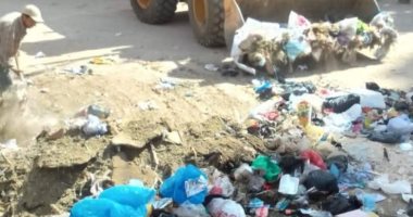 رفع 150 طن قمامة ومخلفات بـ8 قرى بمركز سوهاج قمامه ومخلفات
