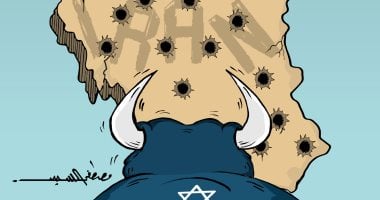 إسرائيل تهاجم إيران.. كاريكاتير اليوم السابع كاريكاتير اليوم السابع