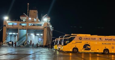 وصول 132 حاج من حجاج البر عبر ميناء نويبع على متن العبارة "سينا" عودة الحجاج