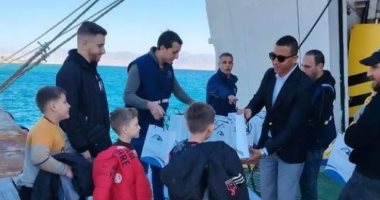 4550 مواطنًا سوريًا يغادرون عبر ميناء نويبع إلى وطنهم خلال 6 أشهر جانب من مغادرة السوريين إلى وطنهم