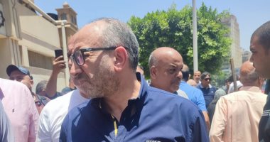 المندوه وشكرى وسليمان يحضرون جنازة والد عضو مجلس إدارة الزمالك.. صور حسام المندوه