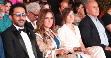 تكريم أحمد حلمي في مهرجان الدار البيضاء للفيلم العربي بحضور شيري عادل أحمد حلمي و شيري عادل