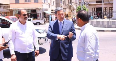 محافظ دمياط يجرى جولة بمدينة عزبة البرج ويوجه بإعداد دراسة لتطوير ميدان الشاشة