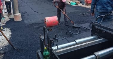 حياة كريمة.. رصف وتطوير مربع عزبة المصرى فى زفتى بالغربية رصف