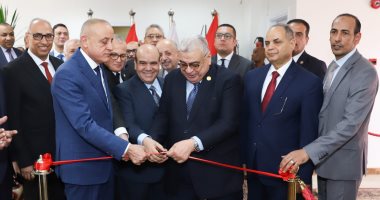 رئيس مجلس الدولة ومحافظ الأقصر يفتتحان مكتب توثيق الشهر العقاري افتتاح الشهر العقاري بمجمع مجلس الدولة بالأقصر