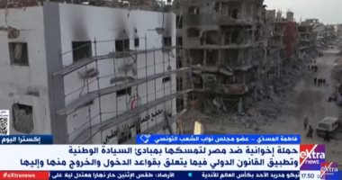 نائبة تونسية: قافلة الحصار قادها إخوان وحملت شعارات مسيسة لإحراج مصر وليبيا صورة من المداخلة
