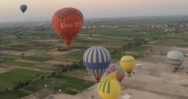مغامرات البالون الطائر في سماء الأقصر البالون الطائر فى الأقصر