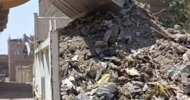 رفع 100 طن من القمامة والمخلفات بـ7 قرى بمركز سوهاج رفع المخلفات