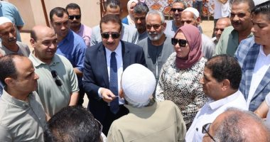محافظ المنوفية يشهد التشغيل التجريبى لمشروع صرف صحي كفر شبرا بلوله بمنوف
