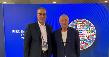 أبو ريدة وعزام يحضران قمة فيفا التنفيذية بمدينة ميامى الأمريكية أبو ريدة ومصطفى عزام فى اجتماع الفيفا