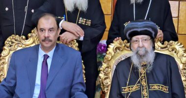محافظ سوهاج يهنئ الأنبا "ويصا" بمناسبة اليوبيل الذهبي لسيامته أسقفًا جانب من الحدث
