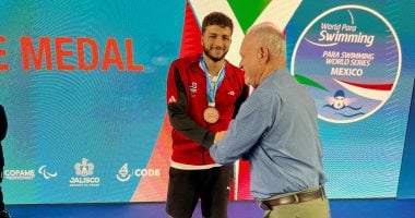 زياد طارق يحصد برونزية بطولة المكسيك الدولية للسباحة البارالمبية