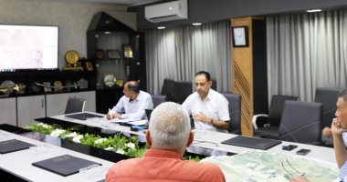 محافظ أسوان: مراجعة الحدود الإدارية بشكل علمى لتنفيذ الخطط التنموية جانب من الاجتماع
