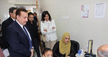  محافظ المنوفية ونبيلة مكرم يدشنان القافلة الثانية للتحالف الوطنى