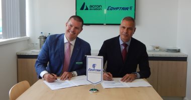 خلال معرض باريس الجوى مصر للطيران توسع شراكتها مع Acron Aviation مصر للطيران