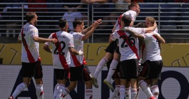ريفر بليت ضد أوراوا.. بطل الأرجنتين يتقدم 1-0 فى الشوط الأول "فيديو" احتفال ريفر بليت