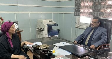 رئيس الجامعة العمالية لـ"اليوم السابع": مستعدون لعودة الدراسة بنظام الأربع سنوات العام الدراسى المقبل بشعبة الفندقة.. طلبنا توسيع قاعدة القبول لتشمل الثانوية والتعليم الفني.. وإنشاء أول نقابة للتكنولوجيا قريبا رئيس الجامعة العمالية والزميلة آية دعبس خلال الحوار