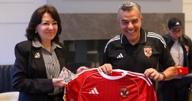 قنصل مصر فى نيويورك يدعم بعثة الأهلي فى كأس العالم للأندية.. صور خالد مرتجي