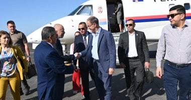 محافظ جنوب سيناء يستقبل رئيس وزراء صربيا فى مستهل زيارته لدير سانت كاترين جانب من اللقاء
