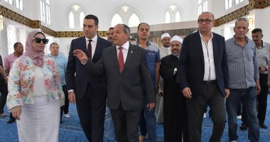 محافظ بورسعيد يفتتح مسجد “الرحمن” بحى الشرق عقب صلاة الجمعة