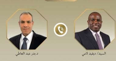 وزير الخارجية والهجرة يتلقى اتصالاً هاتفياً من نظيره البريطاني وزير الخارجية مع نظيره فى المملكة المتحدة