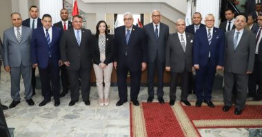 رئيس مجلس الدولة يفتتح مكتب التوثيق والشهر العقاري بمجمع محاكم المجلس بالبحيرة