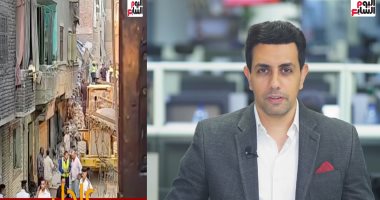 آخر تطورات عقار حدائق القبة المنهار ولحظة خروج أحد الضحايا.. فيديو