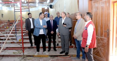 رئيس جامعة المنصورة يتابع ميدانيًّا سير العمل بالمشروعات الجديدة جانب من جولة التفقد