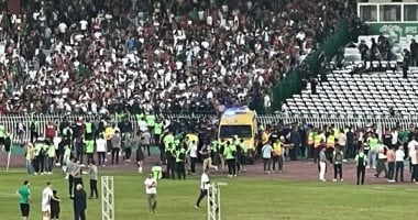وزارة الصحة الجزائرية تعلن مصرع 3 مشجعين فى حادث مدرج المولودية حادث مدرج جماهير المولودية