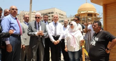 محافظ القاهرة ومستشار رئيس الجمهورية يتفقدان أعمال تطوير وسط البلد جولة محافظ القاهرة ومستشار رئيس الجمهورية