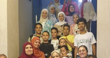 أطفال قرية أجهور الكبرى فى ضيافة متحف نجيب محفوظ جولة متحف نجيب محفوظ