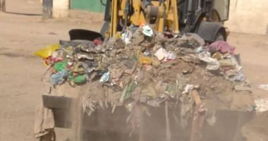 رفع 70 طنا من القمامة والمخلفات بـ5 قرى فى مركز سوهاج رفع مخلفات