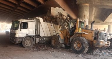 محافظة الجيزة ترفع 650 طن مخلفات من نفق الفكهانية فى العمرانية محافظة الجيزة ترفع 650 طنًا من المخلفات والرتش من نفق الفكهانية فى العمرانية