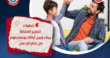 وزارة الصحة توضح 6 خطوات لتعزيز العلاقة بين الأب والأبناء 6 خطوات لتعزيز العلاقة بين الأب والأبناء