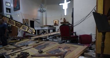 تفجير "داعشي" يستهدف كنيسة مار إلياس فى سوريا تفجير كنيسة سوريا