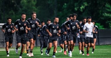 الأهلى ينهى مرانه الأساسى استعدادا لمواجهة بورتو فى كأس العالم للأندية مران الاهلي