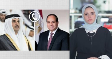 شاهد تفاصيل اتصال الرئيس السيسى بالأمير تميم وإدانة مصر لانتهاك سيادة قطر الزميلة جيرمين شلبى