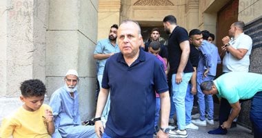 عمرو الفقى ومحمود سعد وسليم سحاب يشاركون فى تشييع جثمان محمد عبد المنعم عمرو الفقى، عضو مجلس إدارة الشركة المتحدة للخدمات الإعلامية