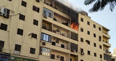 إخماد حريق داخل شقة سكنية فى السيدة زينب دون إصابات.. فيديو إخماد حريق داخل شقة سكنية فى السيدة زينب