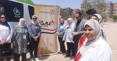الكشف على 1173 مواطنا من نزلاء مستشفى الصحة النفسية بالخانكة.. صور