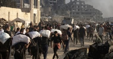 شهداء المساعدات الإنسانية.. غارات إسرائيلية على غزة حصدت أرواح 41 شهيدا أهالى غزة خلال توزيع المساعدات